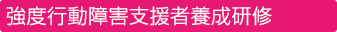 強度行動障害支援者養成研修